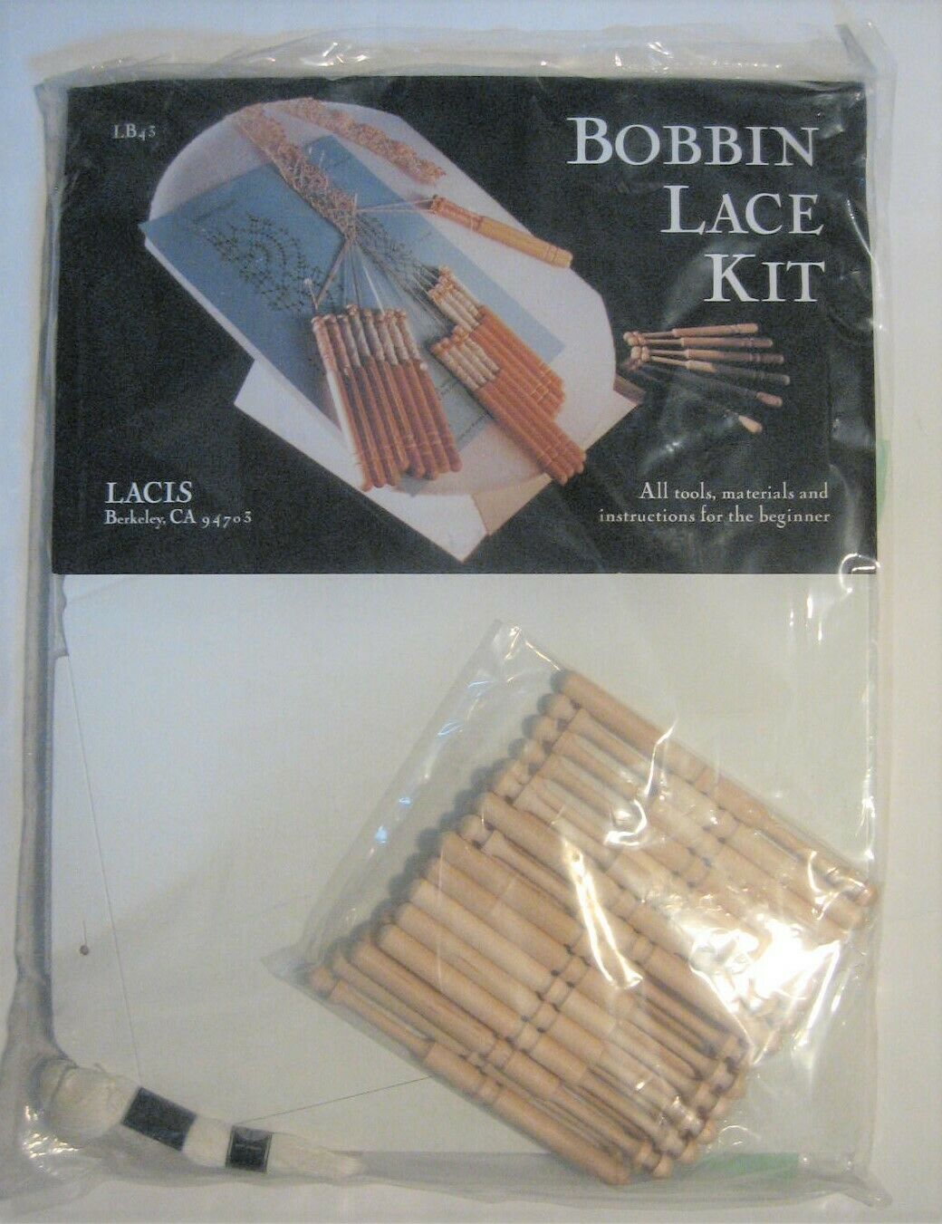 Bobbin Lace Kit Lb43 All Tools, Materials & Instructions For The Beginner New