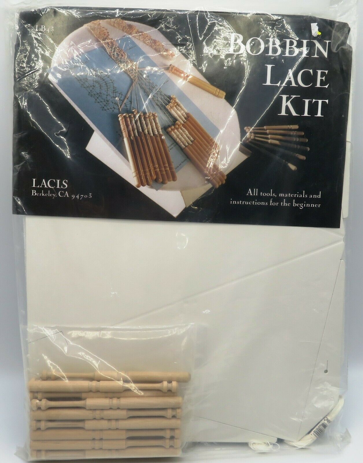 Bobbin Lace Kit By Lacis For The Beginner Includes All Materials & Instructions