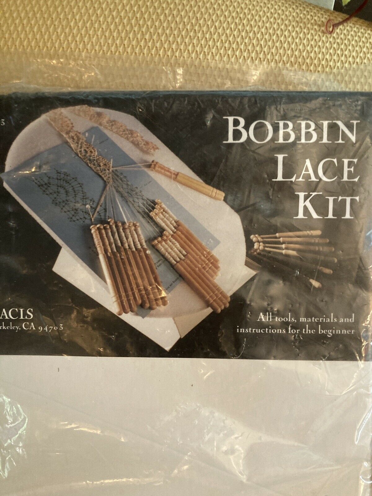 Bobbin Lace Kit Lb43 All Tools, Materials & Instructions For The Beginner New