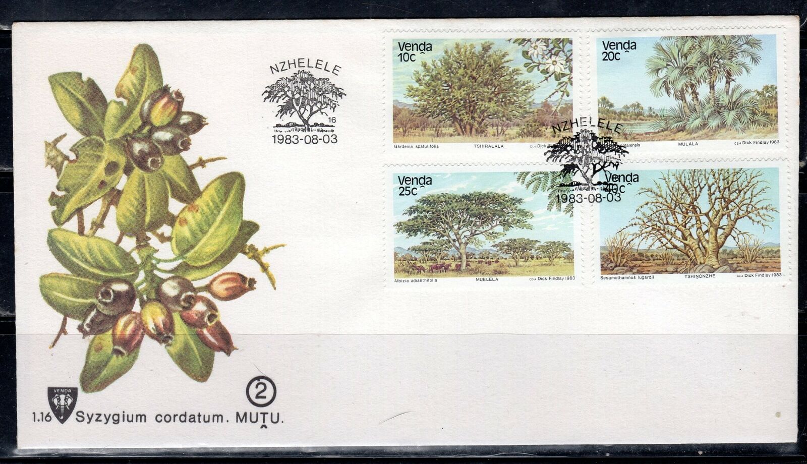 1983 Venda  Rsa South Africa Fdc First Day Cover Used   Lot 7761